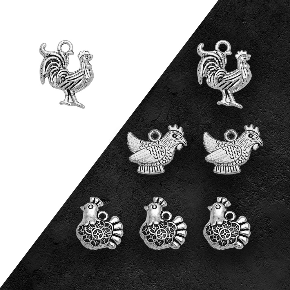Vintage Fashion Resale - Cổ Mạ Bạc Gà Trống Gà