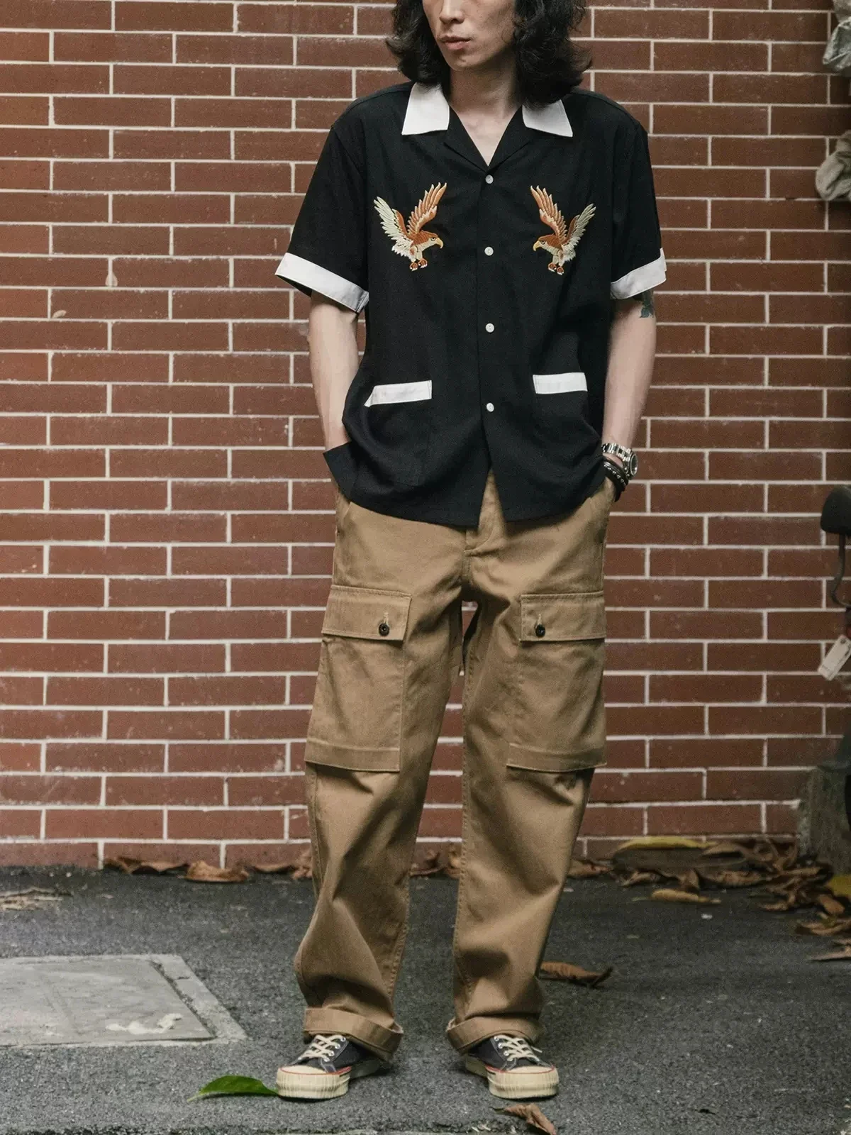 Non Stock Old Fashioned Embroi - đánh giá và giá Bowling Shirt Camp