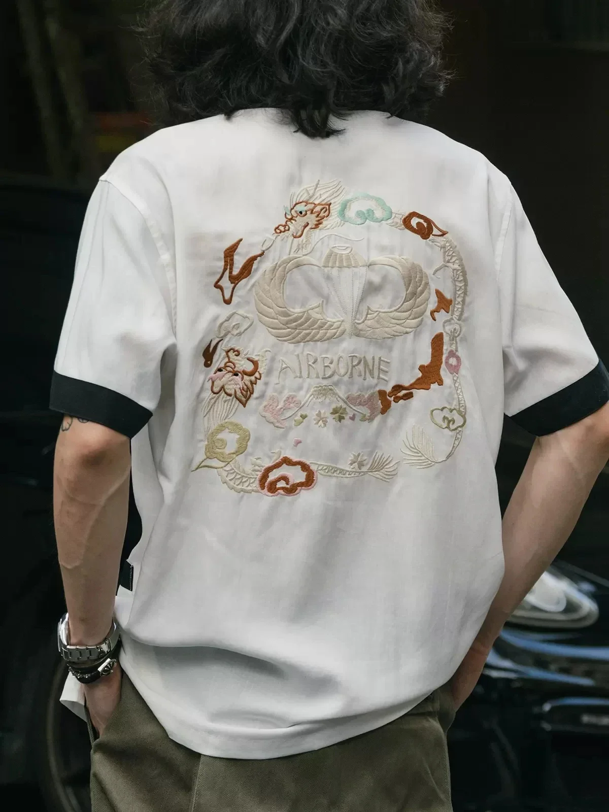Non Stock Old Fashioned Embroi - đánh giá và giá Bowling Shirt Camp