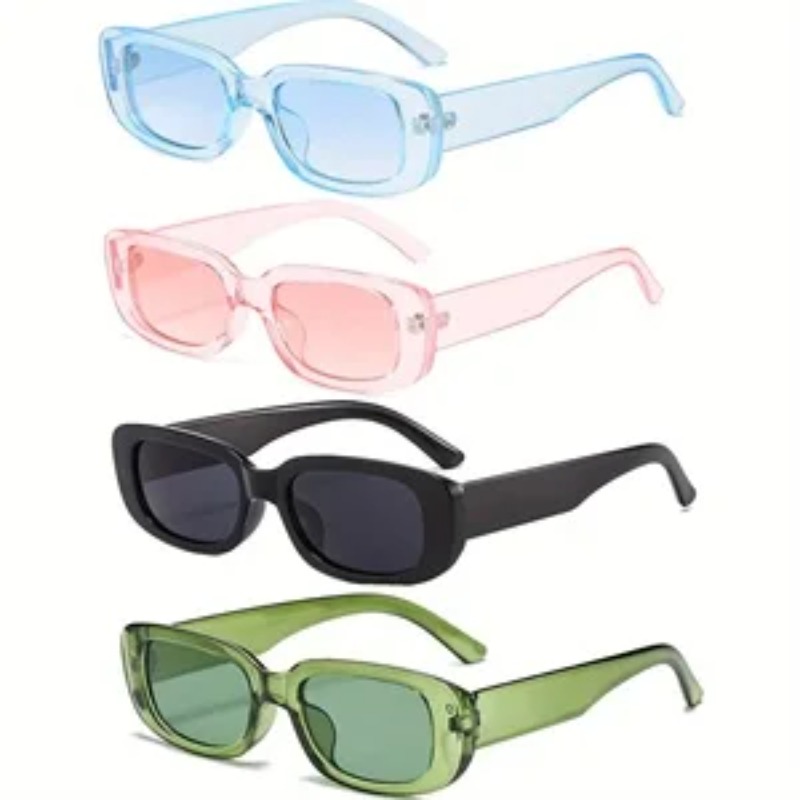 1/4pcs New Small Square Sungla - đánh giá và giá Vintage Fashion Glasses
