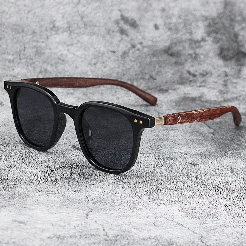 Trendy Men Vintage Wooden Fram - đánh giá và giá Vintage Fashion Glasses
