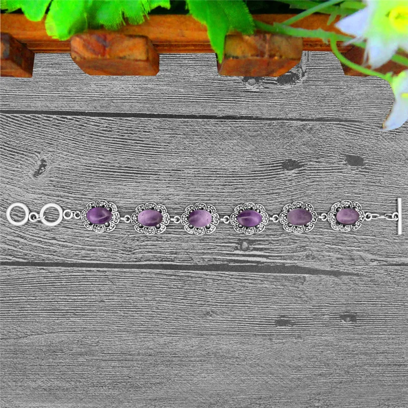 Hình Bầu Dục Amethysts Vòng Ta - đánh giá và giá Vintage Fashion Looks