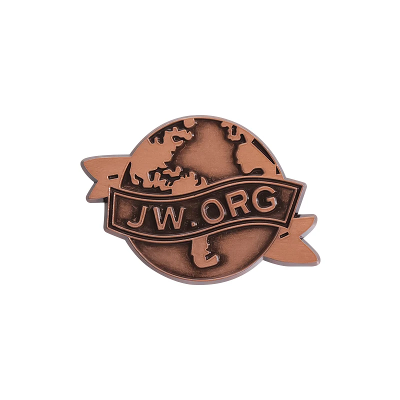 Retro Earth Brooch JW.ORG Enam - đánh giá và giá Vintage Fashion Org