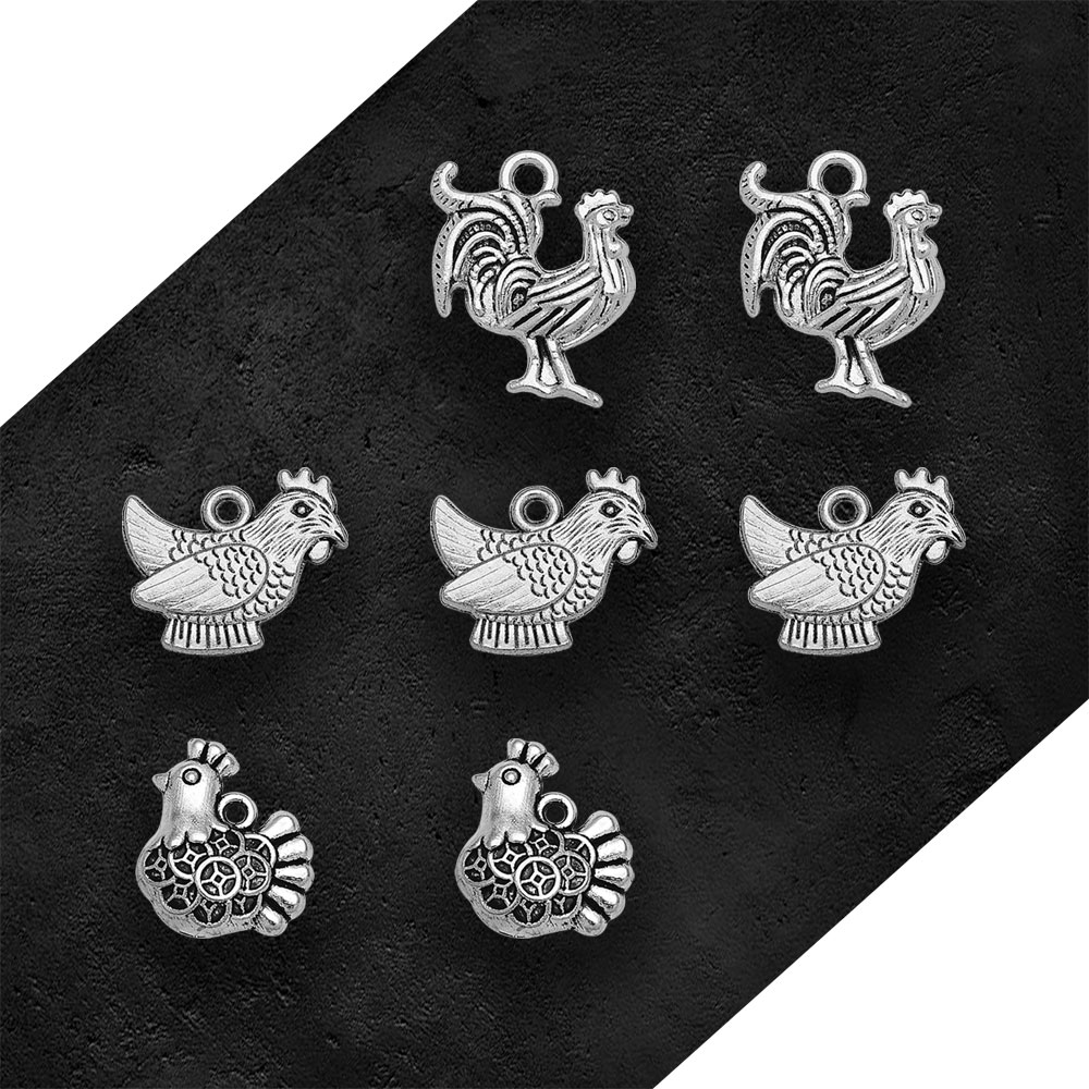 Cổ Mạ Bạc Gà Trống Gà Trống Gà - đánh giá và giá Vintage Fashion Resale