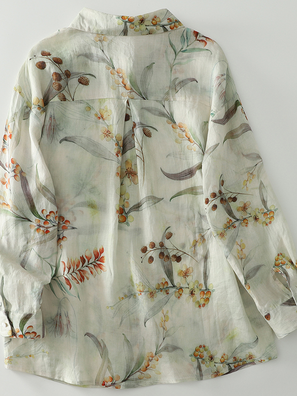 Loose Long Sleeve Women's Shir - đánh giá và giá Vintage Fashion Influencers