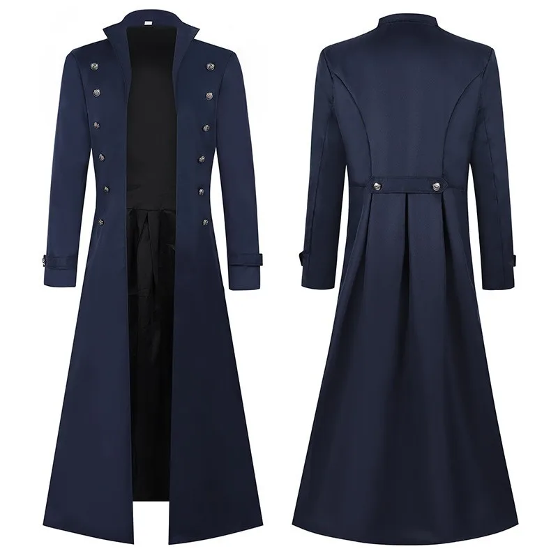 Medieval Men's Pirate Costume  - đánh giá và giá Vintage Trench Coat