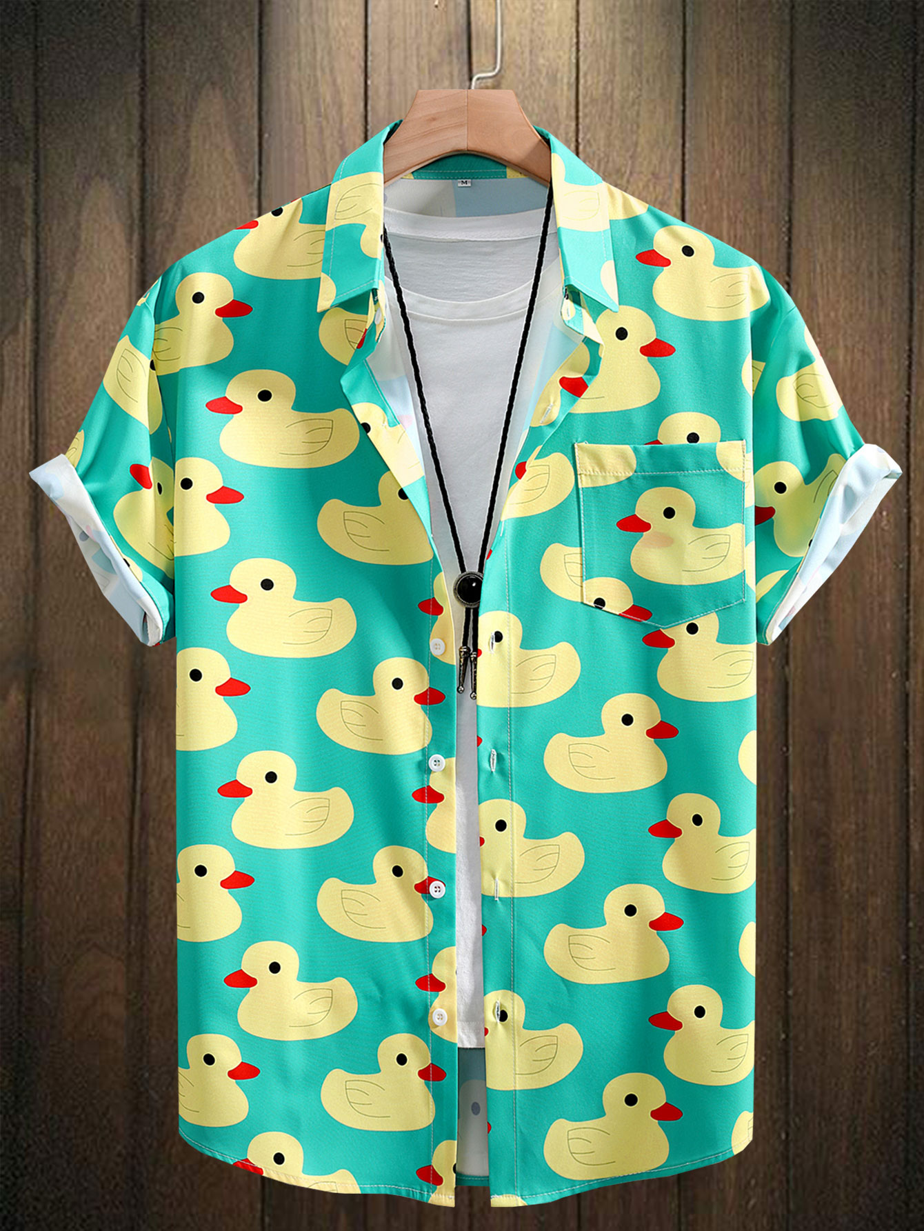 Men's Shirt Top, Rubber Duck P - đánh giá và giá Bowling Shirt Camp