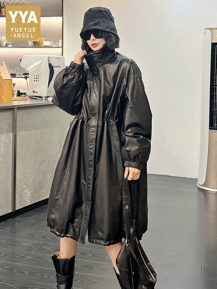 Vintage Women Winter Cowhide G - đánh giá và giá Vintage Trench Coat