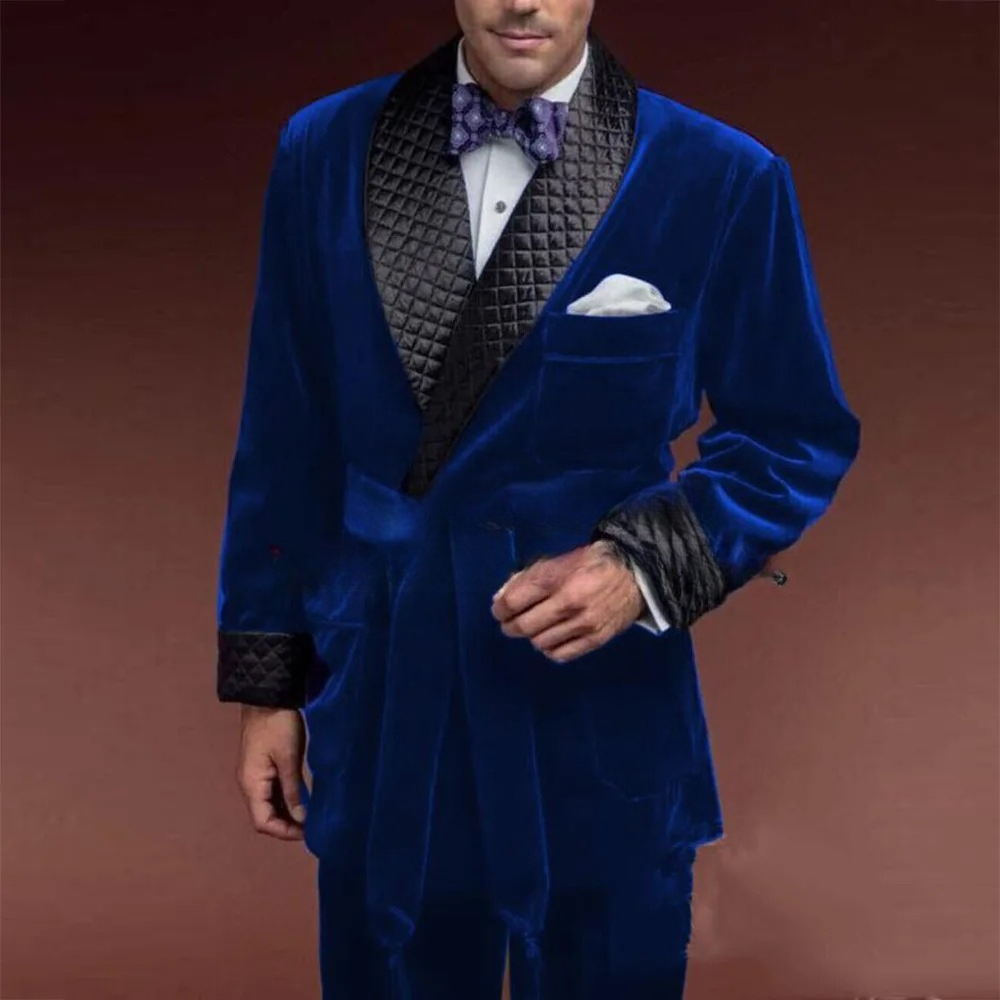 Green Velvet Smoking Suit Jack - đánh giá và giá Vintage Trench Coat