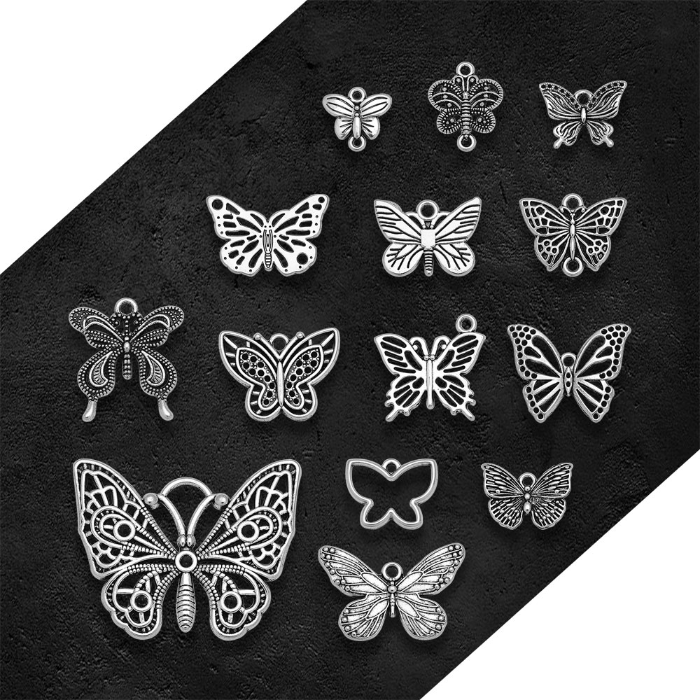 Cổ Mạ Bạc Hình Con Bướm Dễ Thư - đánh giá và giá Vintage Fashion Resale