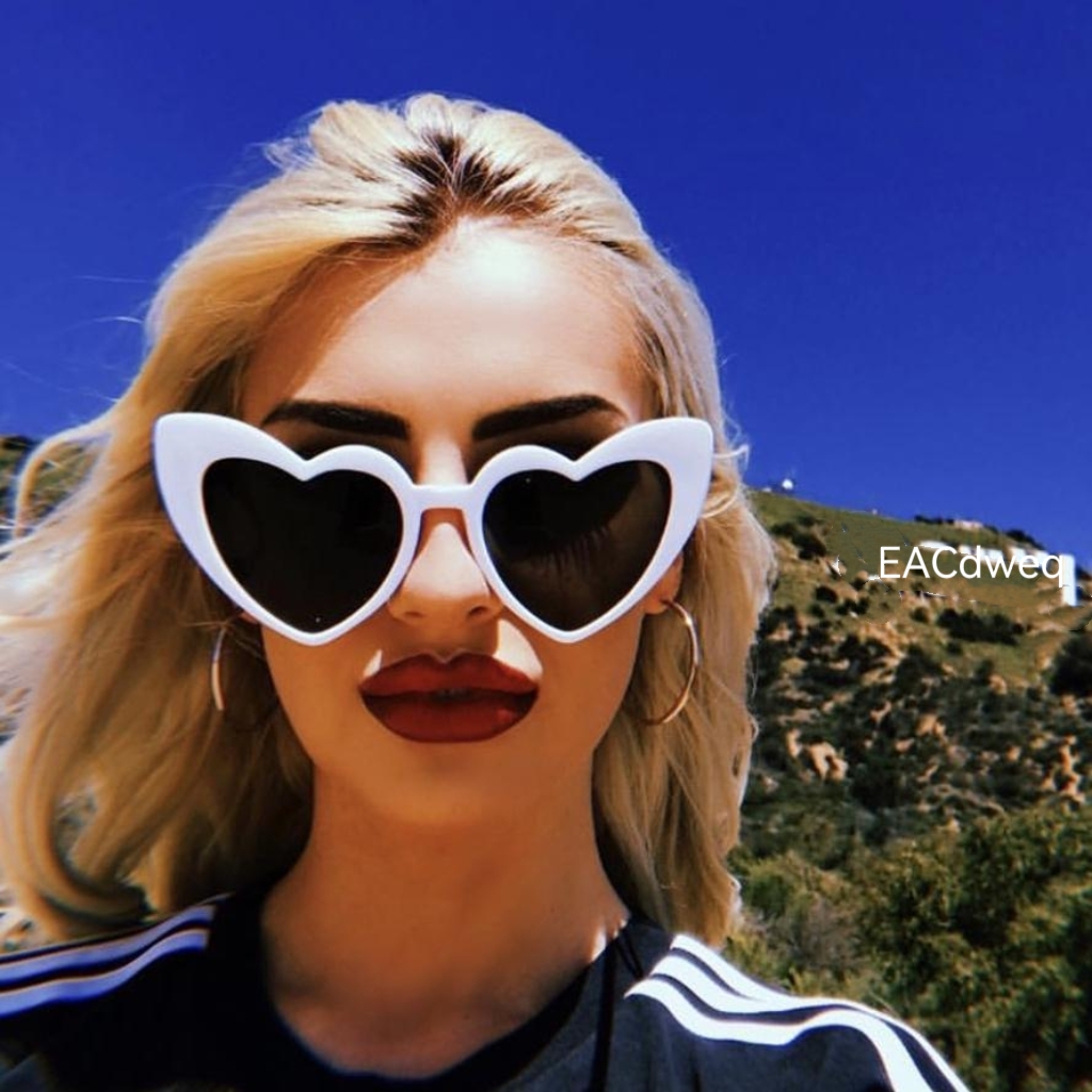 Love Heart Cat Eye Sunglasses  - đánh giá và giá Vintage Fashion Glasses