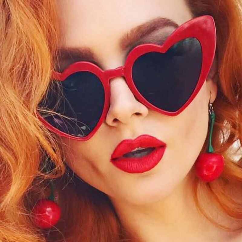 Love Heart Cat Eye Sunglasses  - đánh giá và giá Vintage Fashion Glasses