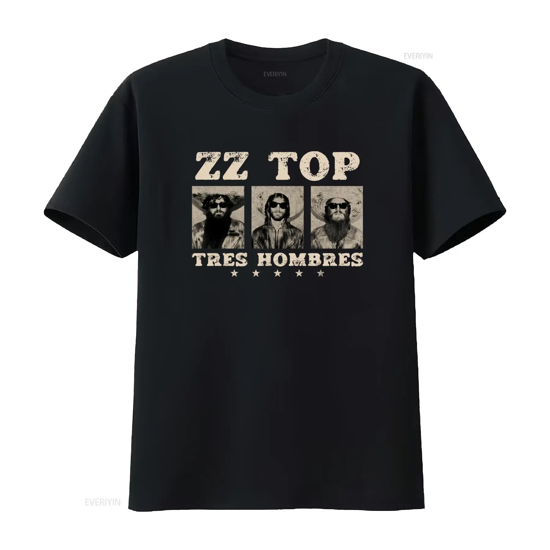 Tres Hombres ZZ Top Retro Rock - đánh giá và giá Vintage Fashion La