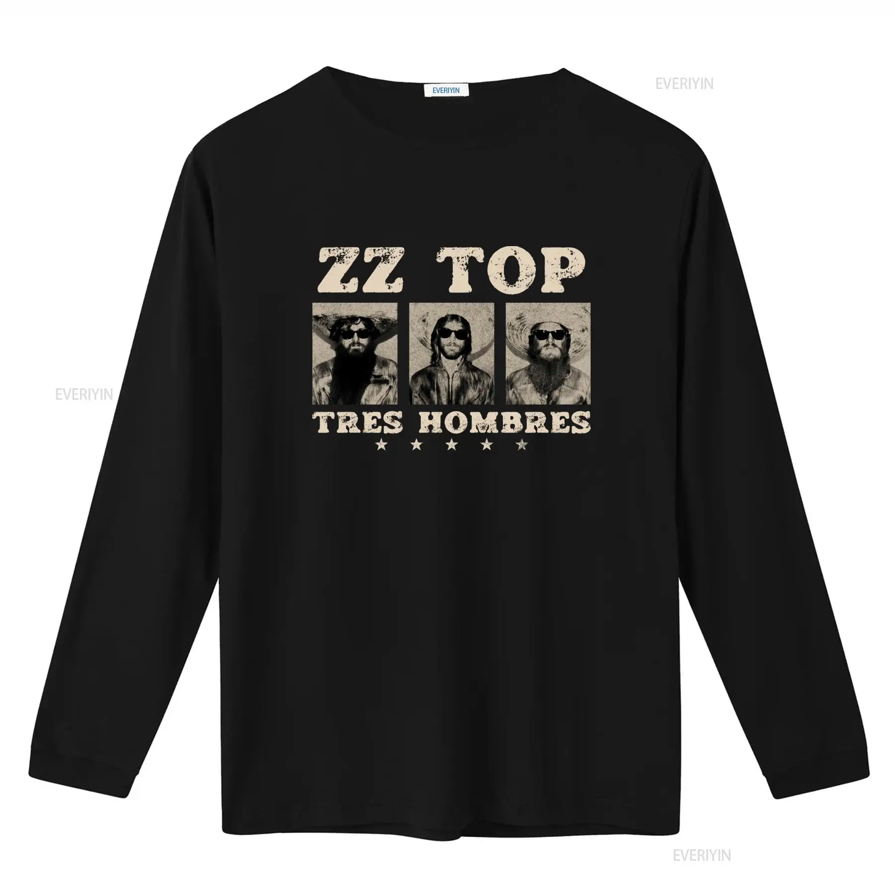 Tres Hombres ZZ Top Retro Rock - đánh giá và giá Vintage Fashion La
