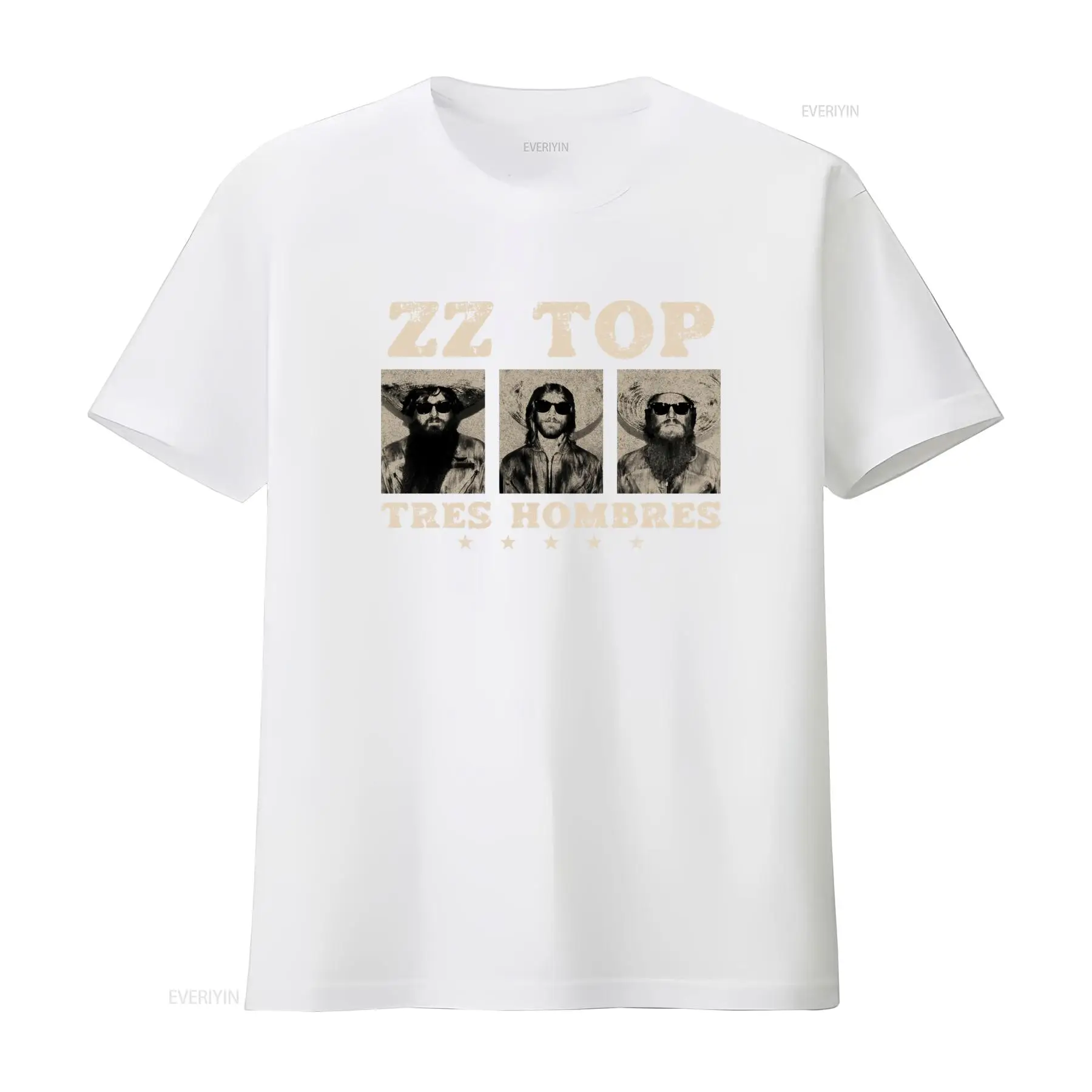 Tres Hombres ZZ Top Retro Rock - đánh giá và giá Vintage Fashion La
