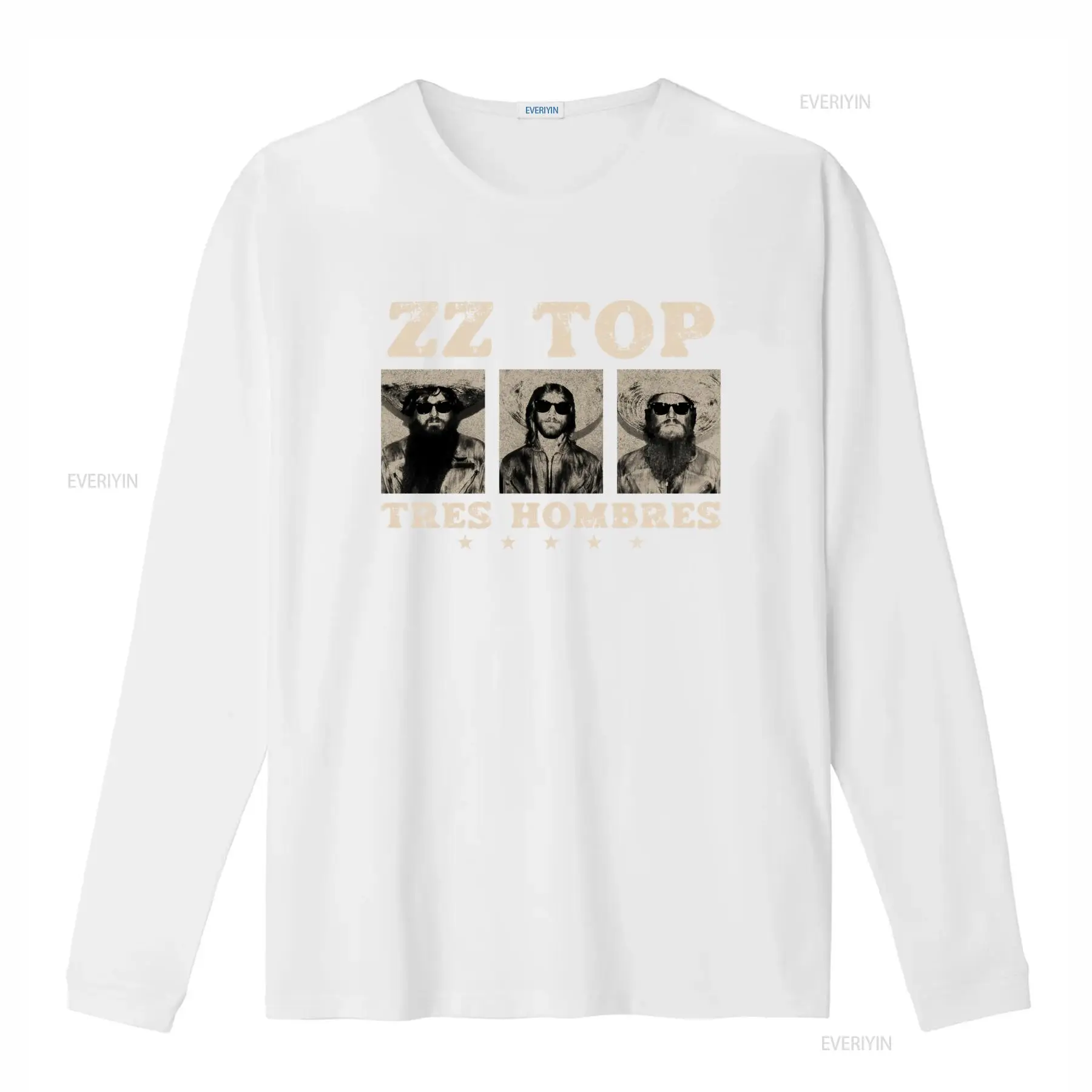 Tres Hombres ZZ Top Retro Rock - đánh giá và giá Vintage Fashion La