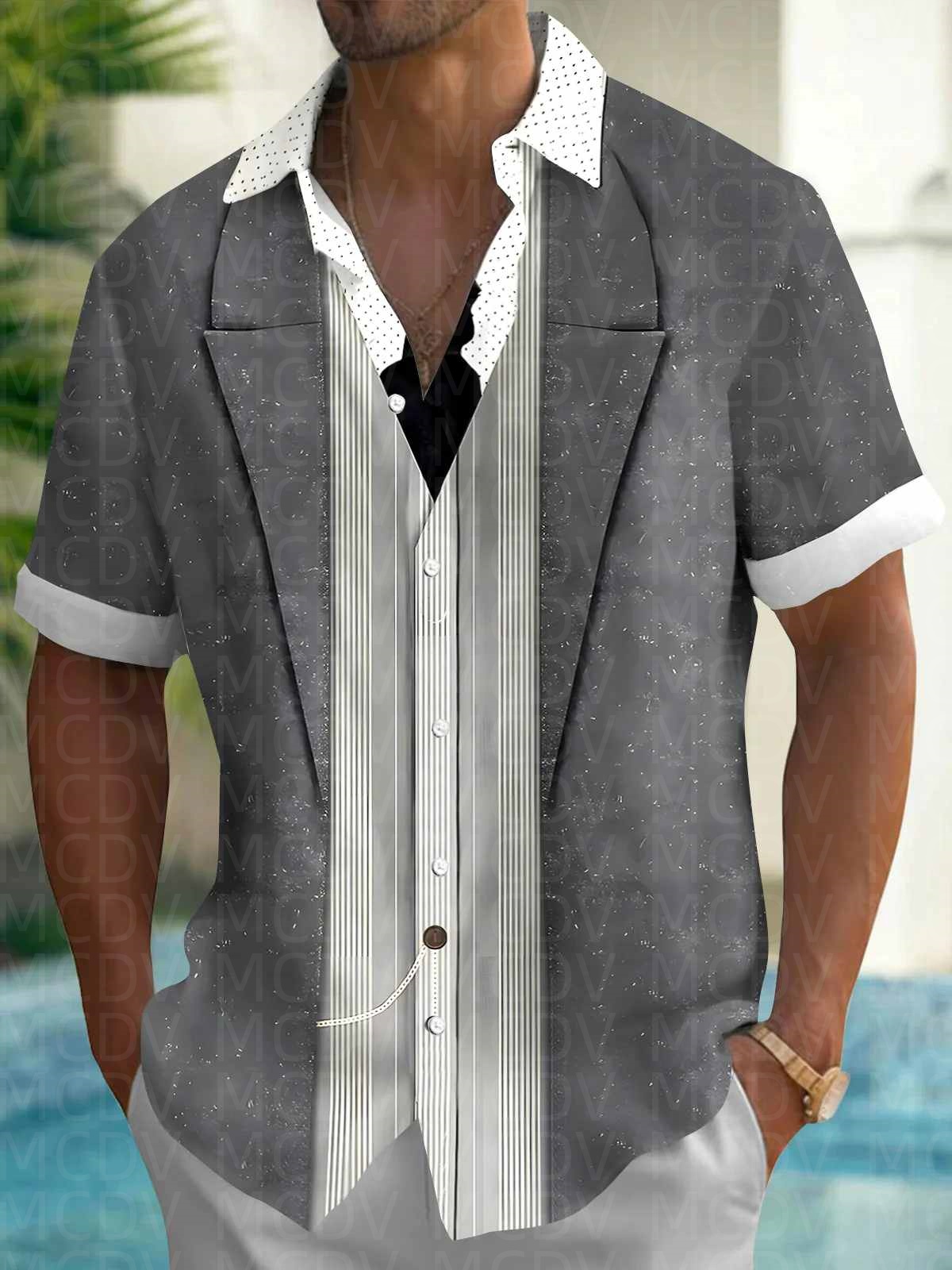 Bowling Pattern Men's Hawaiian - đánh giá và giá Bowling Shirt Camp