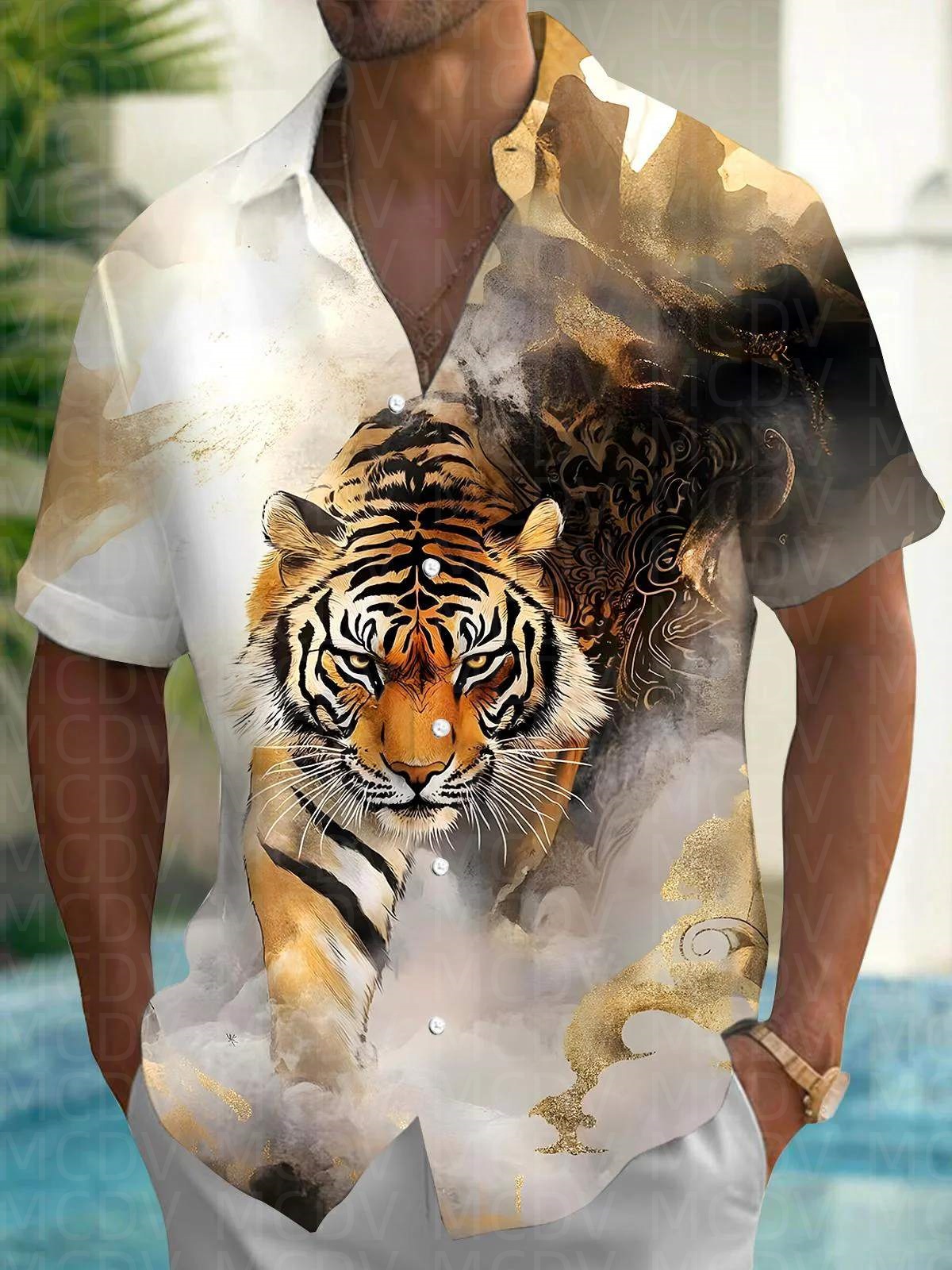 Bowling Pattern Men's Hawaiian - đánh giá và giá Bowling Shirt Camp