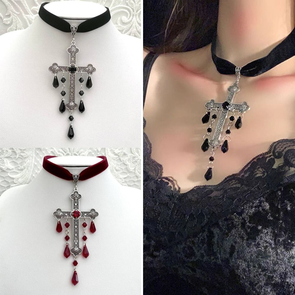 Retro Style Large Cross Pendan - đánh giá và giá Vintage Fashion Looks
