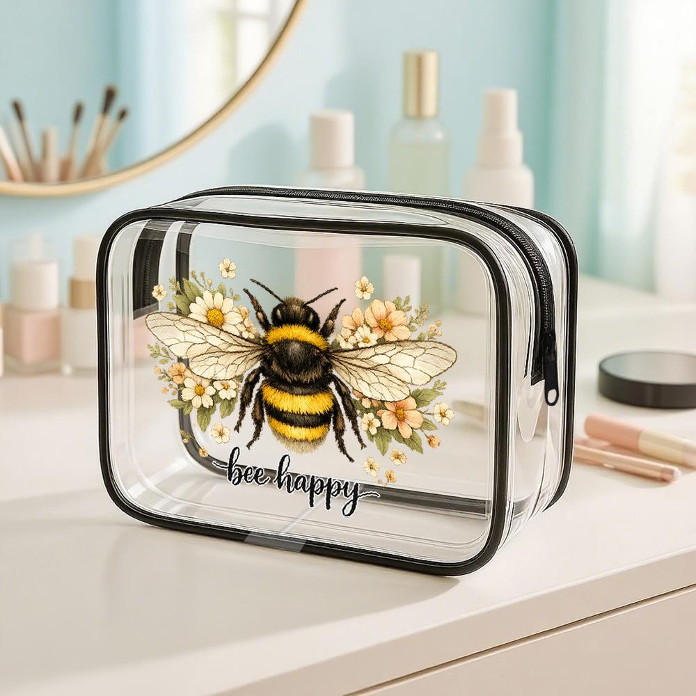 Travel Makeup Cases Bumble Bee - đánh giá và giá Vintage Fashion Org
